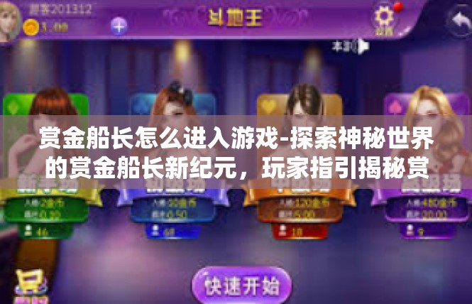 赏金船长怎么进入游戏-探索神秘世界的赏金船长新纪元，玩家指引揭秘赏金船长的冒险过程-赏金船长怎么进入游戏