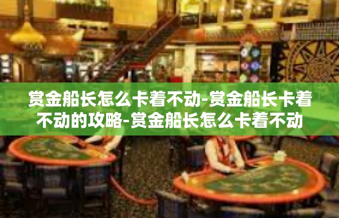 赏金船长怎么卡着不动-赏金船长卡着不动的攻略-赏金船长怎么卡着不动