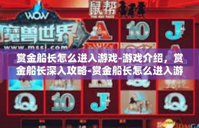 赏金船长怎么进入游戏-游戏介绍，赏金船长深入攻略-赏金船长怎么进入游戏
