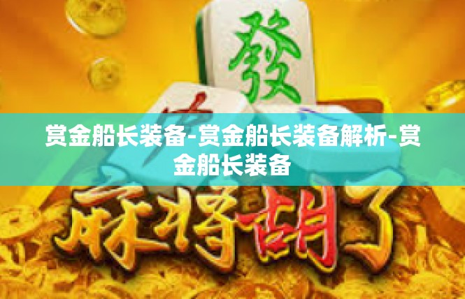 赏金船长装备-赏金船长装备解析-赏金船长装备