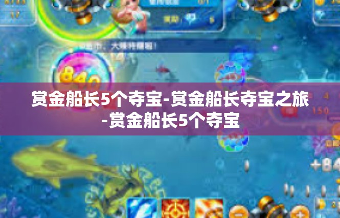 赏金船长5个夺宝-赏金船长夺宝之旅-赏金船长5个夺宝