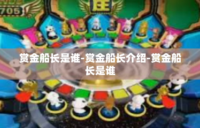 赏金船长是谁-赏金船长介绍-赏金船长是谁