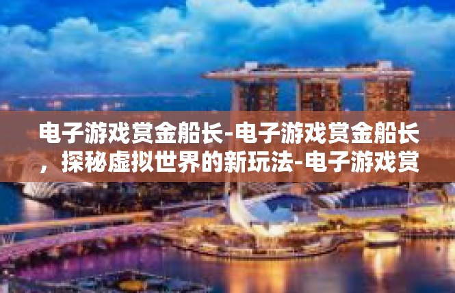 电子游戏赏金船长-电子游戏赏金船长，探秘虚拟世界的新玩法-电子游戏赏金船长