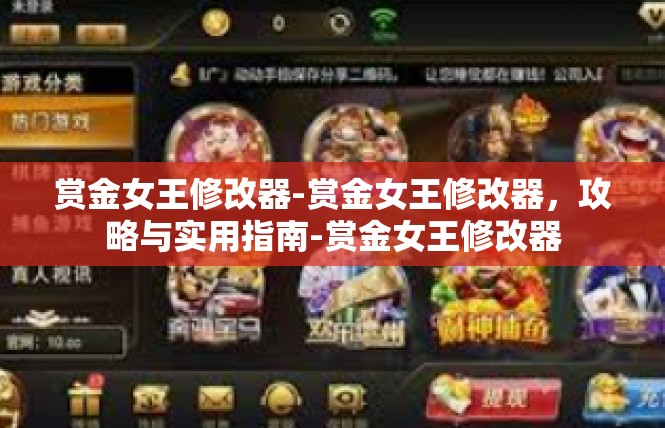 赏金女王修改器-赏金女王修改器，攻略与实用指南-赏金女王修改器