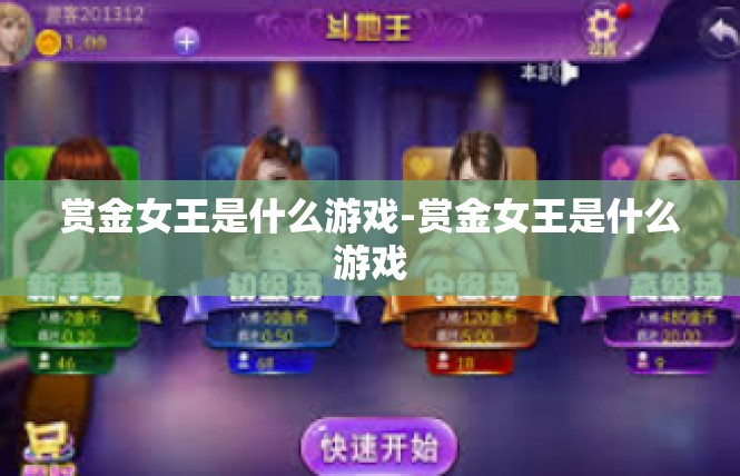 赏金女王是什么游戏-赏金女王是什么游戏