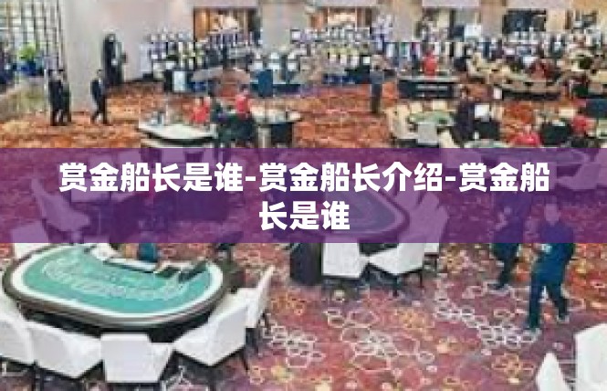赏金船长是谁-赏金船长介绍-赏金船长是谁