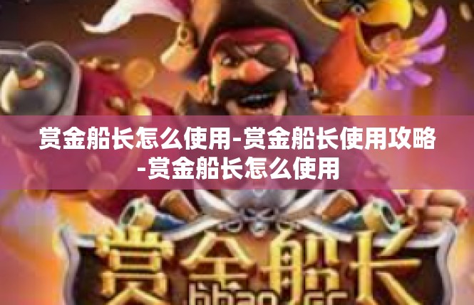 赏金船长怎么使用-赏金船长使用攻略-赏金船长怎么使用